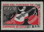 Stamps Chile -  año del turismo americano