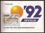Stamps Spain -  Expo Universal  Sevilla 1992 17+5 ptas