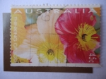 Stamps Australia -  Flora: Thinking of you