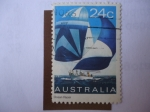 Sellos de Oceania - Australia -  Regatista oceánico - Ocean Racer.
