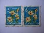 Stamps New Zealand -  Flora: Puarangi