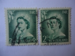 Stamps New Zealand -  Elizabeth II-New Zealand.