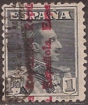 Stamps Spain -  Alfonso XIII con sobrestampación República Española  1931 1 pta