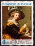 Stamps Burundi -  Lady Folding, vigée-Levrum