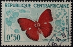 Stamps : Africa : Central_African_Republic :  Cymothoe Sangaris