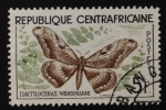 Stamps Africa - Central African Republic -  Dactylocera widemanni