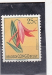 Sellos de Africa - Repblica Democrtica del Congo -  flores- littonia