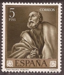 Sellos de Europa - Espa�a -  San Pedro pintado por El Españoleto  1963 5 ptas