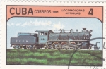 Stamps Cuba -  locomotora antigua