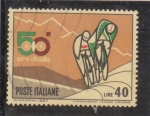 Sellos de Europa - Italia -  ciclismo-50 giro de Italia