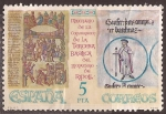 Stamps : Europe : Spain :  Milenario Consagración tercera Basílica Monasterio de Ripoll  1978 5 ptas