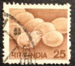 Stamps India -  Huevos
