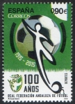 Stamps Spain -  4950- Centenario de la Real Federación Andaluza de Fútbol.