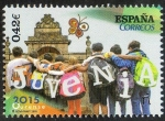 Sellos de Europa - Espaa -  4961- Juvenia. Jovenes y logotípo de la comisión de la Juventud de FESOFI y manantial de termas de L