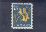 Stamps New Zealand -  flores-
