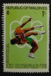 Stamps Maldives -  Lucha