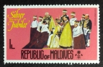 Stamps Maldives -  Ceremonia coronacion