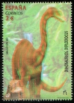 Stamps Spain -  4969-Dinosaurios. Diplodocus.