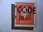 Stamps Netherlands -  Reina Juliana 1909-2004.