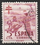 Stamps Spain -  1103 - Pro tuberculosis