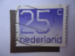 Stamps Netherlands -  Cifras - Scott/hol:538.