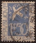 Stamps : Europe : France :  Paloma de la Paz  1934 1,5 francos