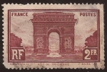 Stamps : Europe : France :  Arc de Triomphe. París. 1931 2 francos