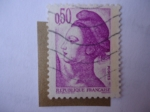 Stamps France -  Libertad de: Delacroix - Scott/Francia:2189