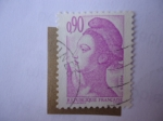 Stamps France -  Libertad de: Delacroix 