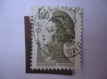 Stamps France -  Libertad, del pintor Delacroix - Scott/Francia:1794