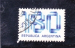 Sellos de America - Argentina -  cifras