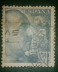 Stamps Spain -  Sello Franco