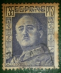 Stamps : Europe : Spain :  Sello Franco