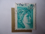 Stamps : Europe : France :  Sabina de Gardon. Scott/Fr:1565.