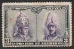Stamps Spain -  Pío XI y Alfonso XIII 