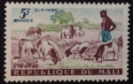 Sellos de Africa - Mali -  Pastoreando