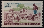 Sellos del Mundo : Africa : Mali : Pastoreando