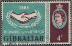 Stamps Gibraltar -  Cooperación Internacional