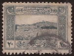 Sellos del Mundo : Asia : Turqu�a : Puerto de Esmirna (Izmir)  1922  20 para turco