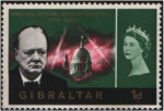 Stamps Gibraltar -  Memorial W.L.Churchill