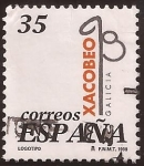 Stamps Spain -  Xacobeo'99 Logotipo  1998 35 ptas