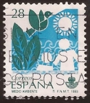 Stamps : Europe : Spain :  Servicio Públicos. Medio Ambiente  1993  28 ptas