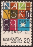 Stamps : Europe : Spain :  Navidad  1989  20 ptas