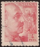 Stamps Spain -  General Franco  1940 4 ptas