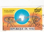 Sellos del Mundo : Africa : Mali : lucha contra el apartheid