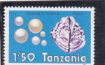 Sellos del Mundo : Africa : Tanzania : minerales de Tanzania-perlas