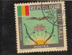 Stamps : Africa : Mali :  arcos y flechas