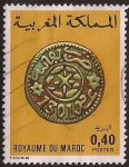 Stamps : Africa : Morocco :  Moneda Antigua   1976 0,40 dirham