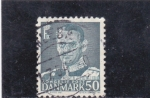 Stamps Denmark -  rey Frederick IX