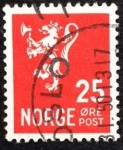 Stamps Norway -  Leon tipo II